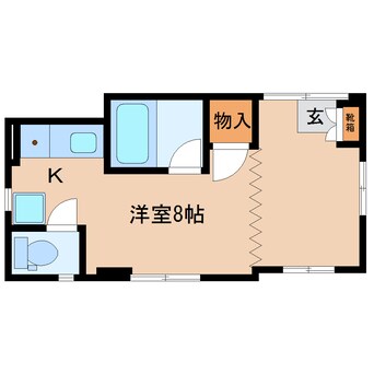 間取図 東海道本線/静岡駅 徒歩22分 1階 築14年