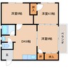 東海道本線/静岡駅 バス:10分:停歩4分 4階 築49年 3DKの間取り