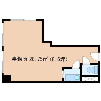 間取図 東海道本線/静岡駅 バス10分中原町下車:停歩1分 4階 築54年