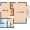 東海道本線/静岡駅 バス:15分:停歩7分 1階 築28年 1LDKの間取り