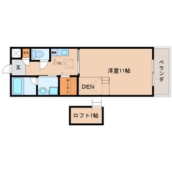 間取図 東海道本線/静岡駅 バス9分小黒二丁目下車:停歩4分 3階 築16年