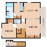 東海道本線/静岡駅 バス:17分:停歩3分 2階 築15年 2LDKの間取り