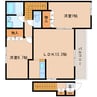 東海道本線/静岡駅 バス:19分:停歩4分 2階 築15年 2LDKの間取り