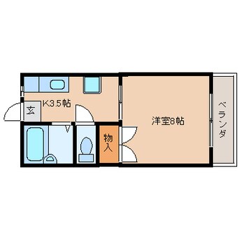 間取図 東海道本線/静岡駅 バス25分片山南下車:停歩3分 1階 築29年