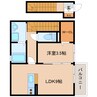 東海道本線/静岡駅 バス:20分:停歩4分 2階 築15年 1LDKの間取り