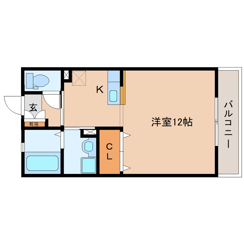 間取図 東海道本線/静岡駅 バス21分大浜公園入口下車:停歩3分 2階 築25年