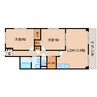 東海道本線/静岡駅 バス:11分:停歩1分 3階 築24年 2LDK+Sの間取り