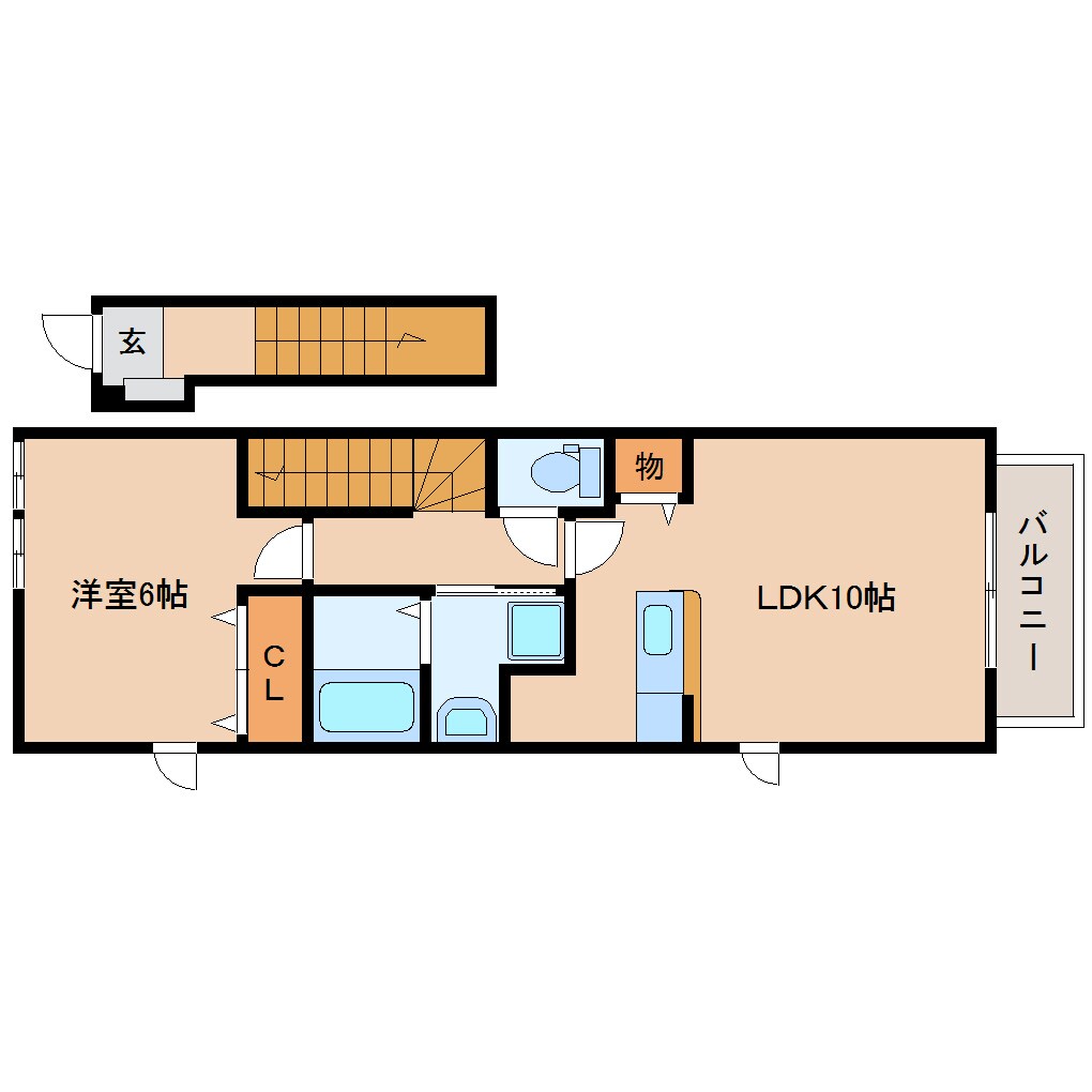 間取り図 東海道本線/焼津駅 バス7分縦小路柳屋本店前下車:停歩3分 2階 築15年