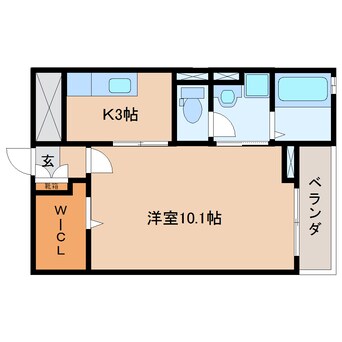 間取図 東海道本線/静岡駅 バス17分小鹿公民館前下車:停歩5分 3階 築14年