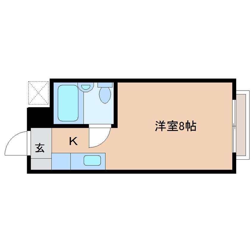 間取図 東海道本線/東静岡駅 徒歩28分 3階 築37年