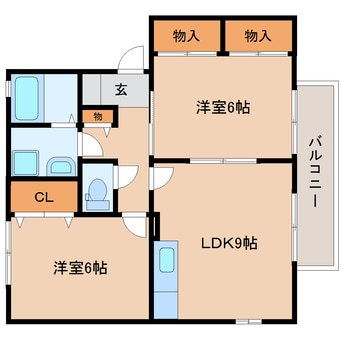 間取図 東海道本線/焼津駅 徒歩12分 1階 築25年