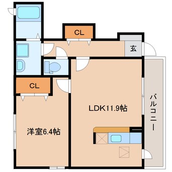 間取図 東海道本線/藤枝駅 バス13分蓮華寺池公園入口下車:停歩13分 1階 築13年