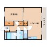 東海道本線/静岡駅 バス:10分:停歩4分 3階 築37年 1LDKの間取り