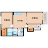 東海道本線/藤枝駅 バス:27分:停歩18分 1階 築14年 2DKの間取り