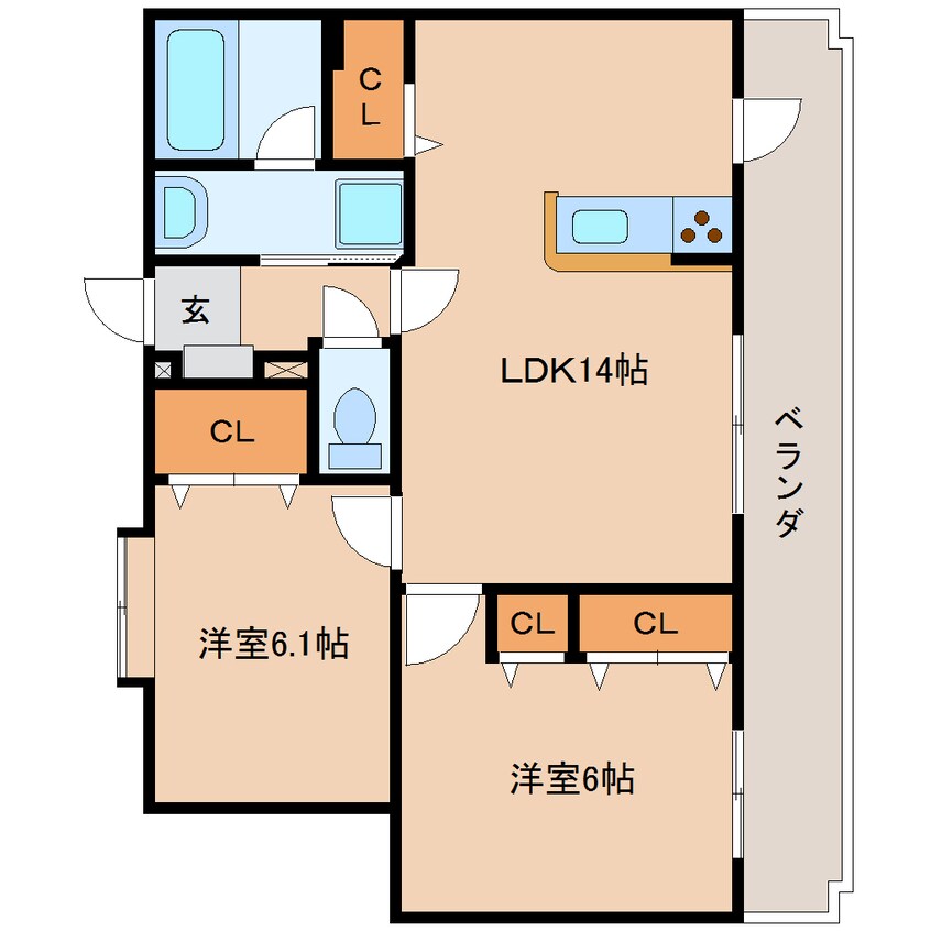 間取図 東海道本線/静岡駅 バス18分小鹿公民館前下車:停歩4分 3階 築13年