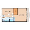 東海道本線/静岡駅 バス:15分:停歩2分 4階 築26年 1LDKの間取り