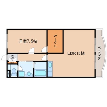 間取図 東海道本線/静岡駅 バス15分敷地二丁目下車:停歩2分 4階 築26年