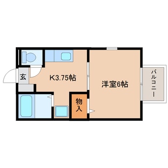 間取図 東海道本線/西焼津駅 徒歩12分 2階 築31年