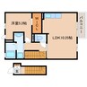 東海道本線/静岡駅 徒歩18分 2階 築13年 1LDKの間取り