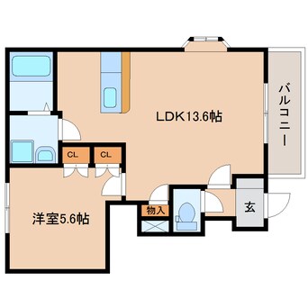 間取図 東海道本線/藤枝駅 バス27分横内下車:停歩3分 1階 築15年