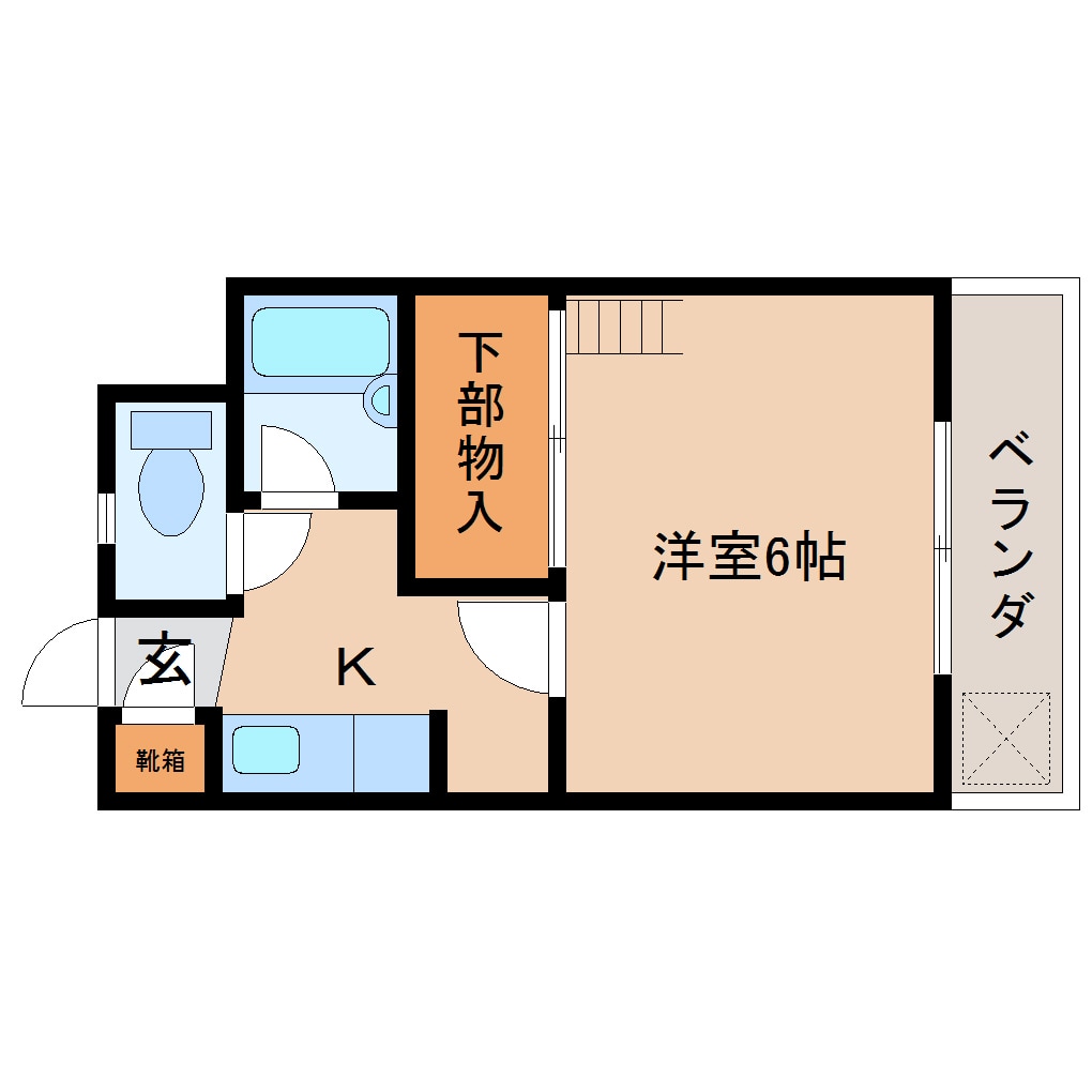 間取り図 東海道本線/静岡駅 バス14分小鹿局前下車:停歩2分 3階 築27年