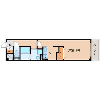 間取図 東海道本線/静岡駅 バス7分小黒二丁目下車:停歩2分 3階 築12年