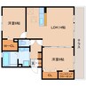 東海道本線/静岡駅 バス:14分:停歩6分 1階 築13年 2LDKの間取り