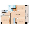 東海道本線/静岡駅 バス:15分:停歩3分 4階 築16年 3LDKの間取り