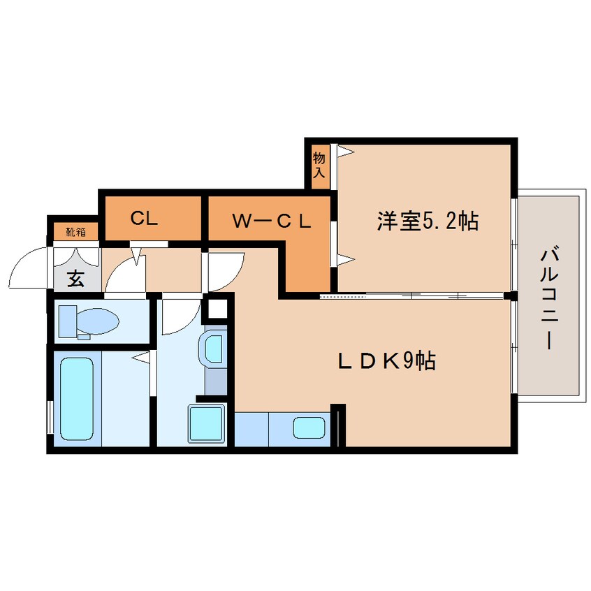 間取図 東海道本線/藤枝駅 バス11分桜通り下車:停歩3分 1階 築12年