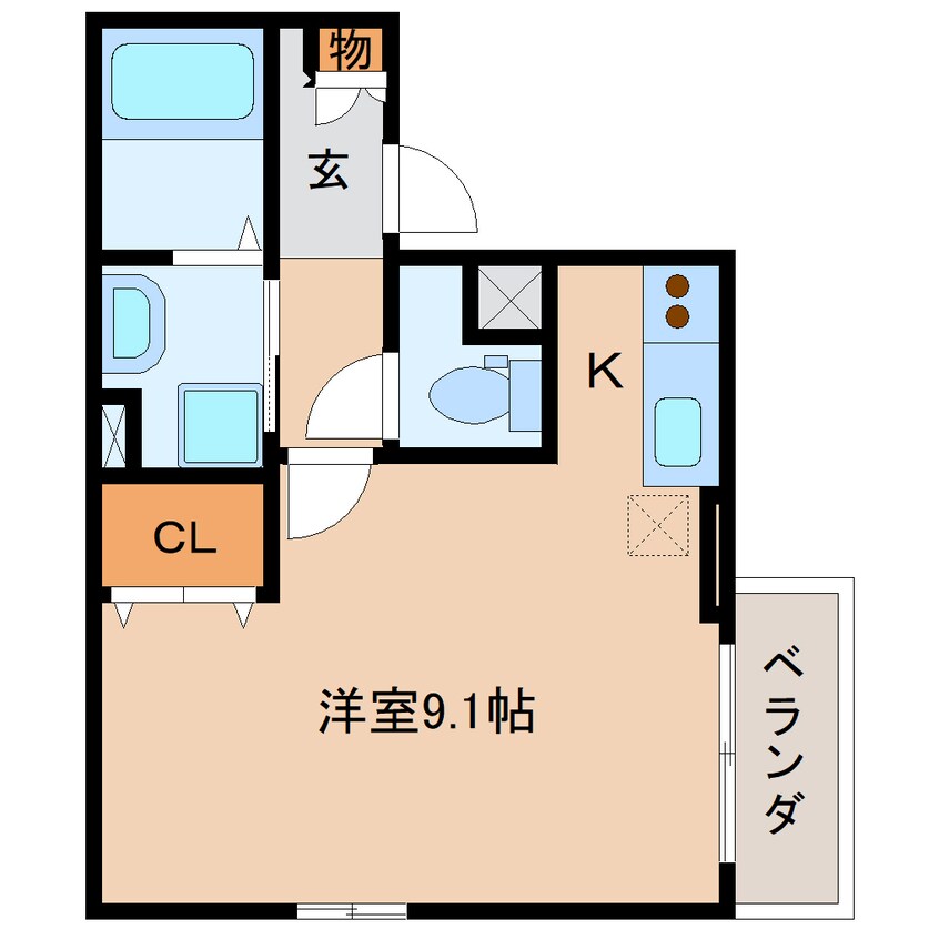 間取図 東海道本線/藤枝駅 徒歩2分 2階 築13年