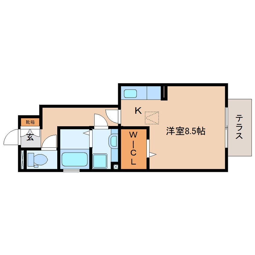 間取図 東海道本線/静岡駅 バス21分片山下車:停歩3分 1階 築12年