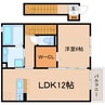 東海道本線/静岡駅 バス:20分:停歩5分 2階 築12年 1LDKの間取り