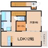 東海道本線/静岡駅 バス:20分:停歩5分 2階 築12年 1LDKの間取り