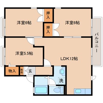 間取図 東海道本線/焼津駅 バス9分小川東下車:停歩4分 1階 築32年