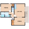 東海道本線/焼津駅 バス:14分:停歩3分 2階 築29年 2LDKの間取り