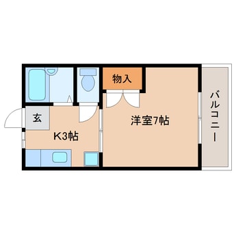 間取図 東海道本線/静岡駅 バス22分堀ノ内下車:停歩8分 1階 築28年