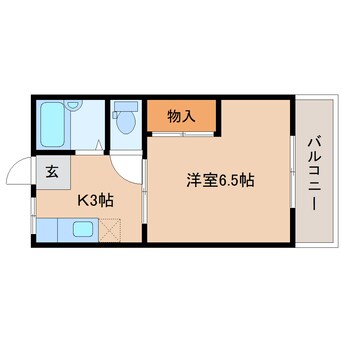 間取図 東海道本線/静岡駅 バス18分小鹿下車:停歩3分 2階 築31年