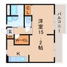 東海道本線/静岡駅 バス:15分:停歩5分 3階 築45年 1Rの間取り