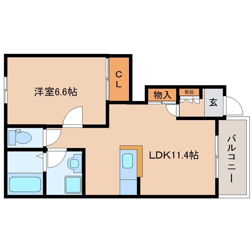 間取図 東海道本線/西焼津駅 徒歩20分 1階 築16年