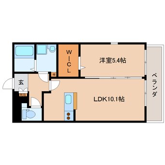 間取図 東海道本線/静岡駅 バス14分中村町下下車:停歩3分 3階 築10年