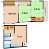 東海道本線/静岡駅 バス:12分:停歩1分 1-2階 築59年 3DKの間取り