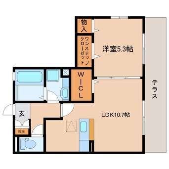 間取図 東海道本線/静岡駅 バス20分中島上公民館前下車:停歩4分 1階 築10年