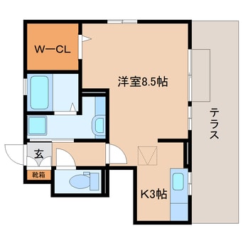 間取図 東海道本線/静岡駅 バス23分大谷小学校前下車:停歩7分 1階 築11年