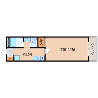 間取図 東海道本線/藤枝駅 徒歩10分 1階 築25年