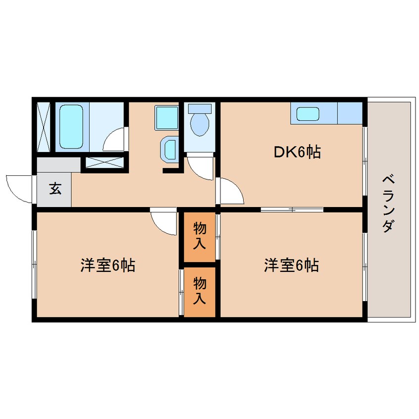 間取図 東海道本線/藤枝駅 徒歩10分 1階 築24年