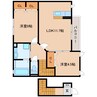 東海道本線/西焼津駅 徒歩17分 2階 築11年 2LDKの間取り