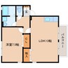 東海道本線/静岡駅 バス:16分:停歩6分 2階 築28年 1LDKの間取り