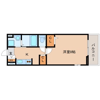 間取図 東海道本線/東静岡駅 徒歩25分 2階 築10年