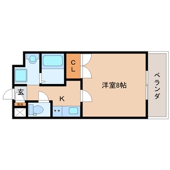 間取図 東海道本線/静岡駅 バス8分中田三丁目西下車:停歩5分 3階 築23年