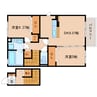 東海道本線/静岡駅 バス:17分:停歩4分 2階 築10年 2DKの間取り